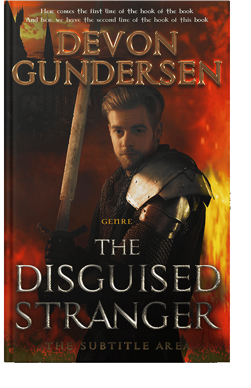Front view of Raw Sienna #8389 - Premade Historical Book Cover