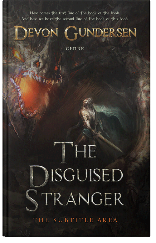 Front view of Premade Fantasy Book Cover - Zeus