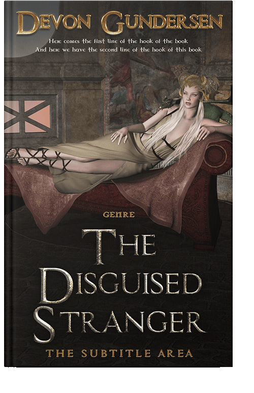 Front view of Zeus #8399 - Premade Fantasy Book Cover