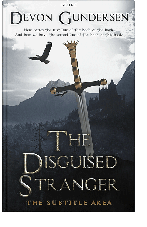 Front view of Iron #8400 - Premade Fantasy Book Cover