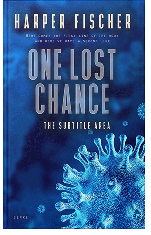 Pre Made Book Cover Catalina Blue