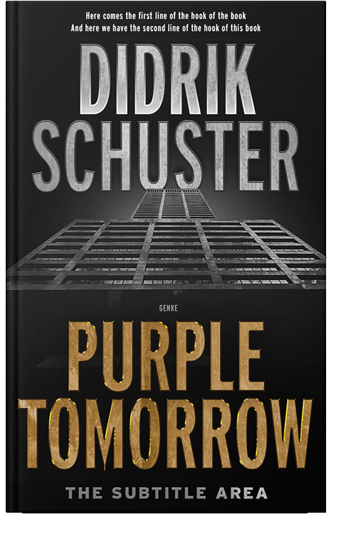 Front view of Cod Gray #8420 - Premade Mystery & Thriller & Suspense Book Cover