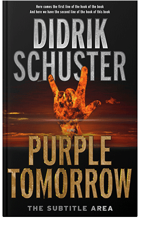 Pre Made Book Cover Asphalt