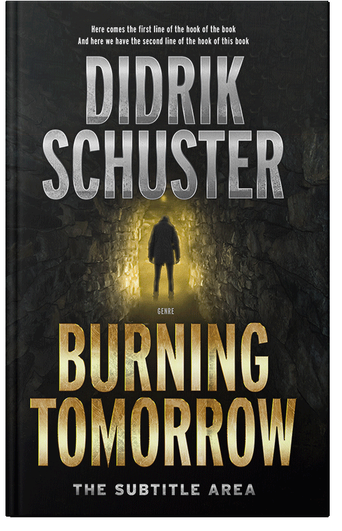 Front view of Premade Mystery & Thriller & Suspense Book Cover - Gimblet