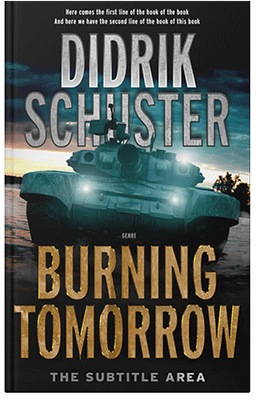 Pre Made Book Cover Bunker