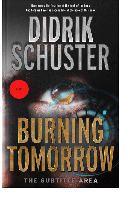 Front view of Sorrell Brown #8428 - Premade Science Fiction Book Cover