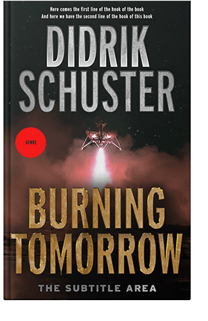 Pre Made Book Cover Tan