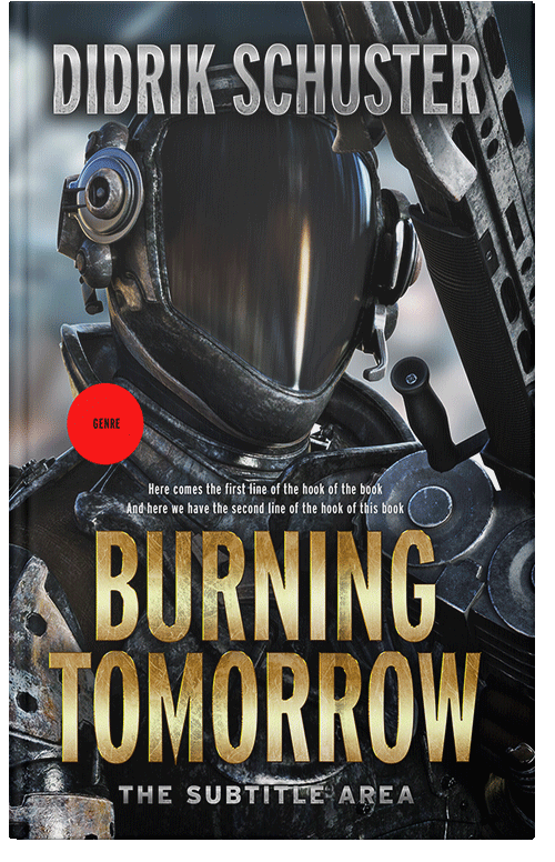 Front view of Sorrell Brown #8432 - Premade Apocalyptica Book Cover