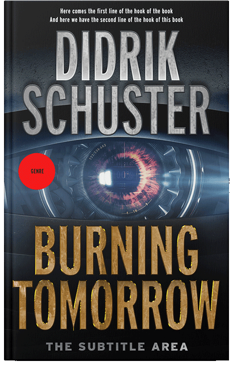 Front view of Sorrell Brown #8435 - Premade Apocalyptica Book Cover