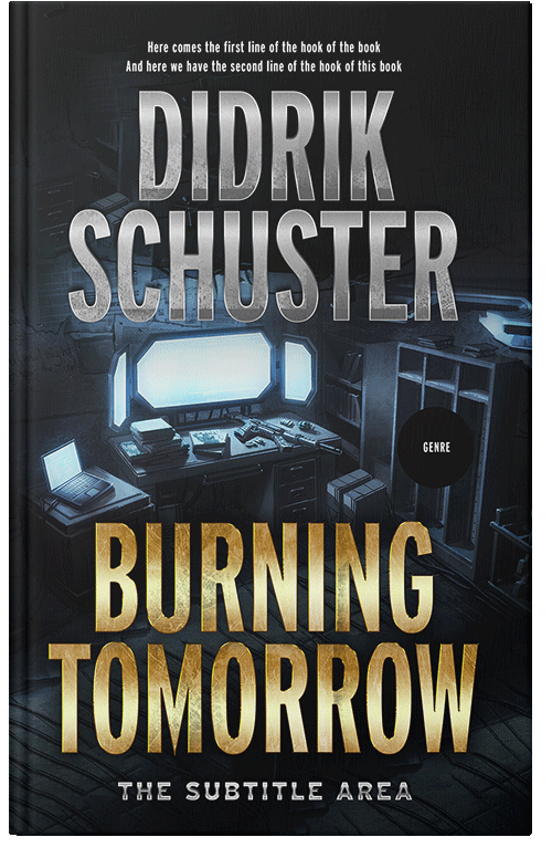 Front view of Premade Science Fiction Book Cover - Coral Reef