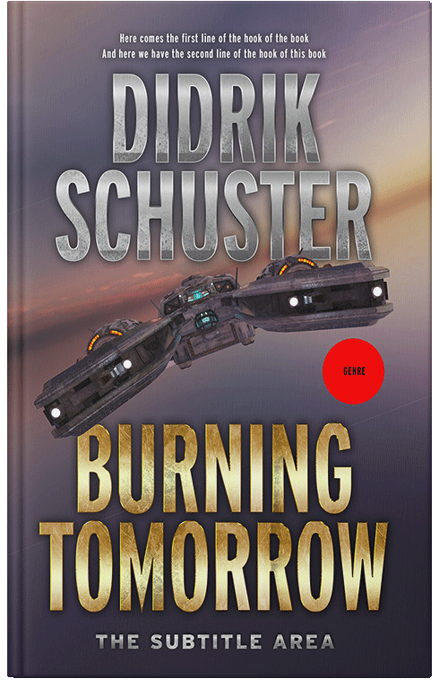 Front view of Premade Science Fiction Book Cover - Mortar