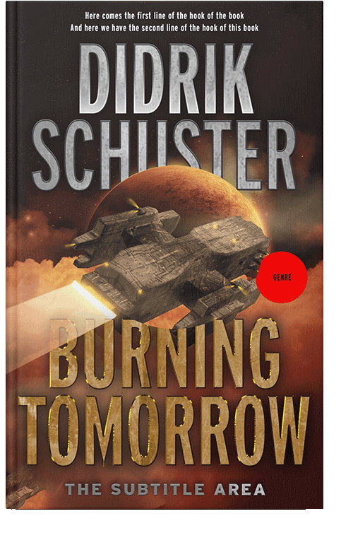 Front view of Cork #8441 - Premade Science Fiction Book Cover