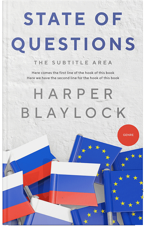 Front view of Bon Jour #8456 - Premade Politics & Law & Society Book Cover