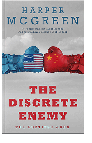 Pre Made Book Cover Silver