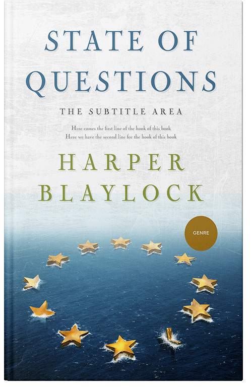 Front view of Premade Politics & Law & Society Book Cover - Mystic