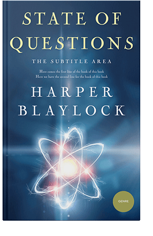 Pre Made Book Cover Chathams Blue