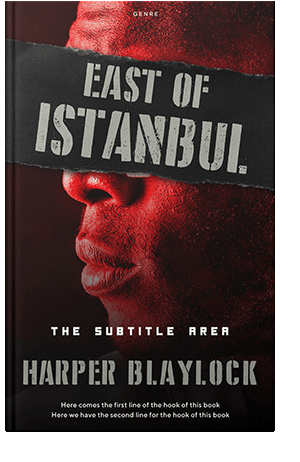 Pre Made Book Cover Turkish Rose
