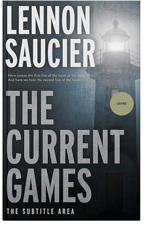 Pre Made Book Cover Silver Sand