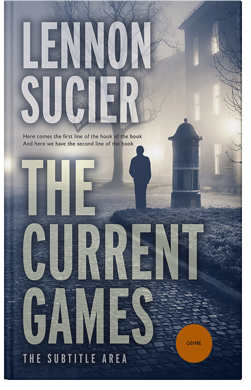 Front view of Premade Mystery & Thriller & Suspense Book Cover - Pickled Bluewood