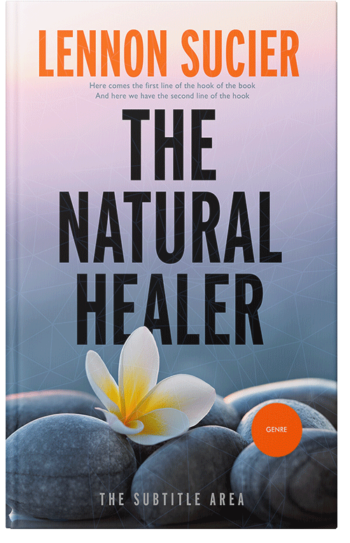 Front view of Gray Suit #8519 - Premade Health & Mind & Body Book Cover