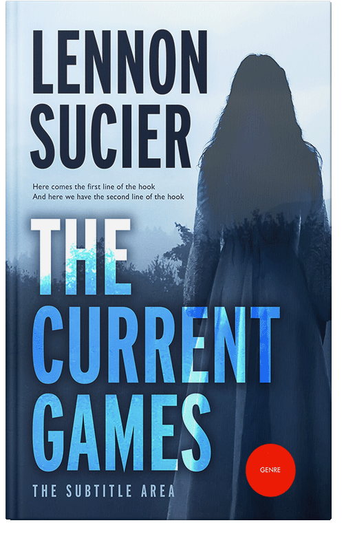 Front view of Cloud Burst #8532 - Premade Horror Book Cover