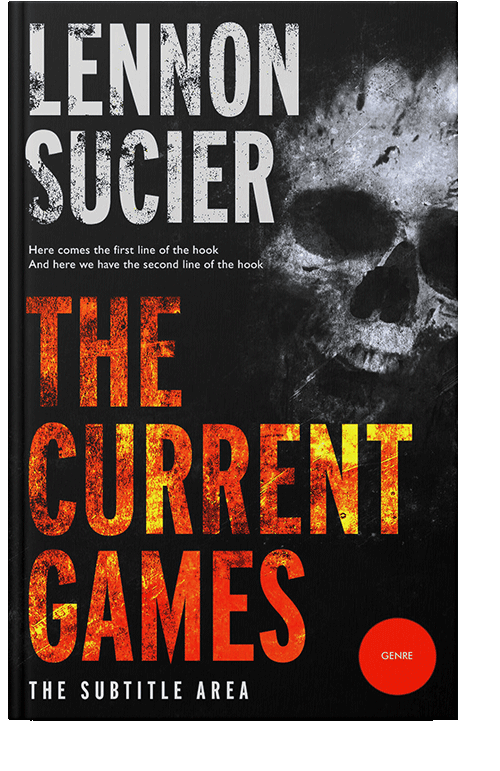 Front view of Cod Gray #8534 - Premade Mystery & Thriller & Suspense Book Cover