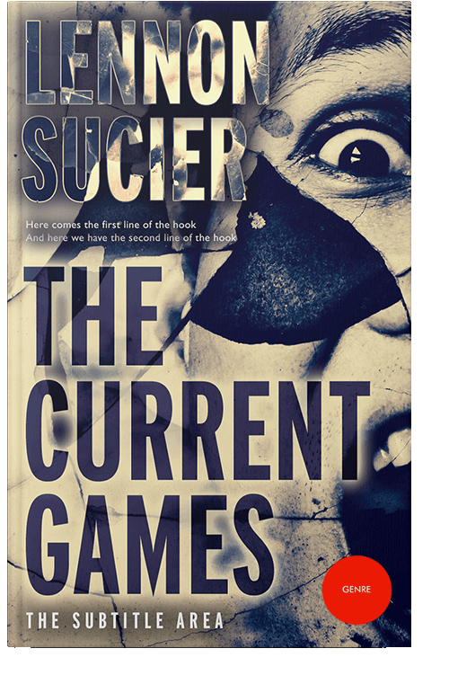 Front view of Sapling #8535 - Premade Horror Book Cover