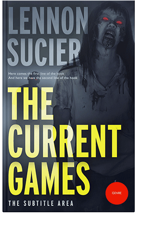 Pre Made Book Cover Golden Sand