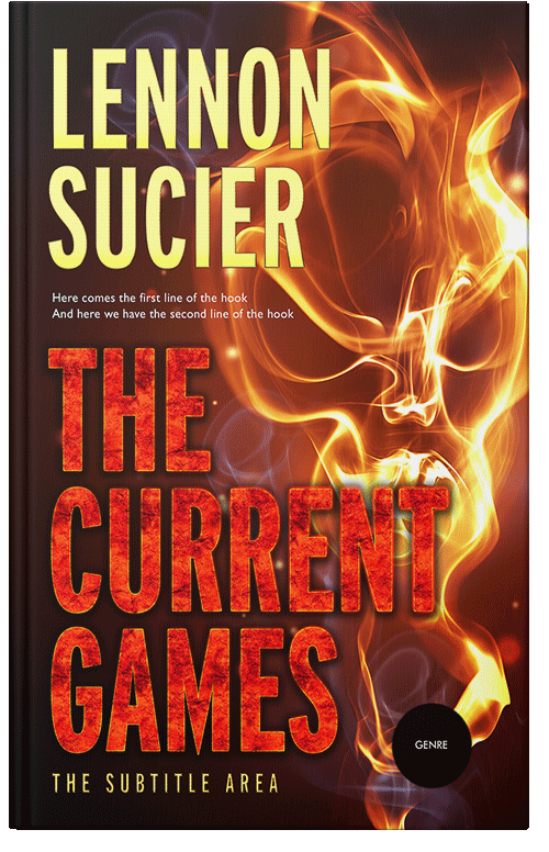 Front view of Graphite #8538 - Premade Horror Book Cover