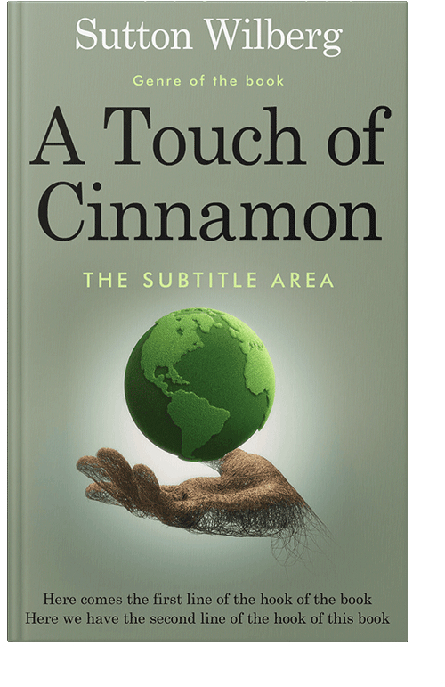 Front view of Sage #8564 - Premade Science & Nature Book Cover