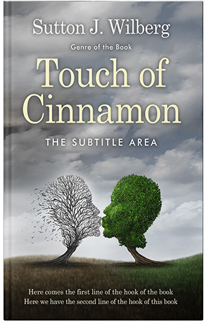 Pre Made Book Cover Oslo Gray