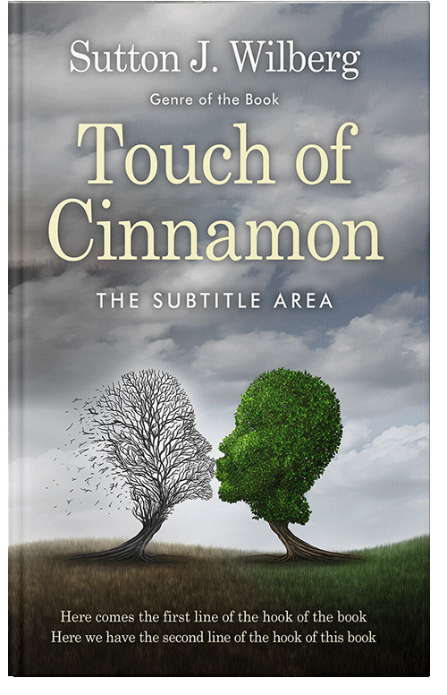 Front view of Oslo Gray #8568 - Premade Science & Nature Book Cover