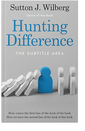 Pre Made Book Cover French Gray