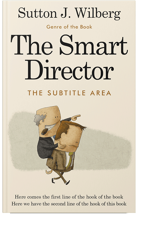 Front view of Quarter Spanish White #8572 - Premade Business Book Cover