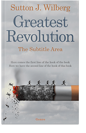 Pre Made Book Cover Silver Sand