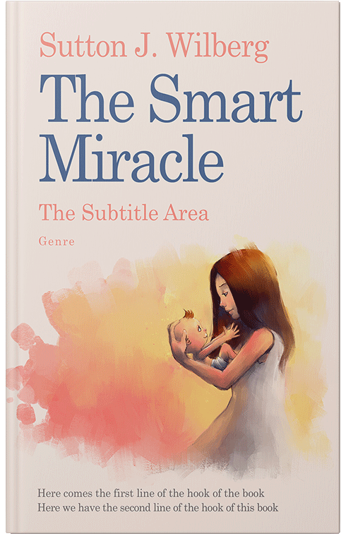 Front view of Almond #8579 - Premade Family & Parenting Book Cover