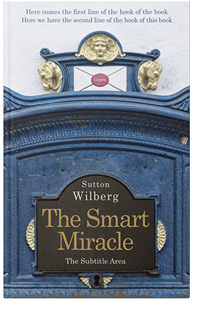 Pre Made Book Cover Blue Bayoux