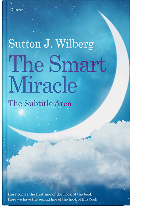 Front view of Curious Blue #8588 - Premade Religion & Spirituality Book Cover