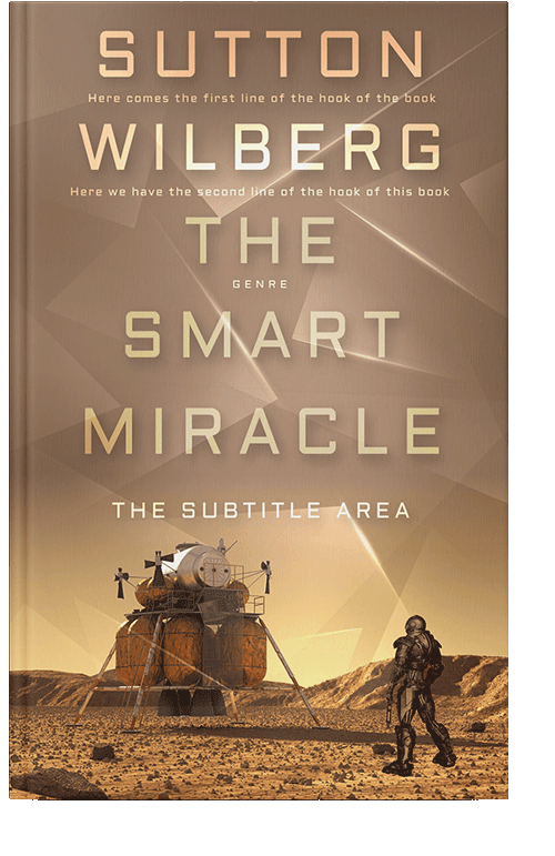 Front view of Barley Corn #8596 - Premade Science Fiction Book Cover