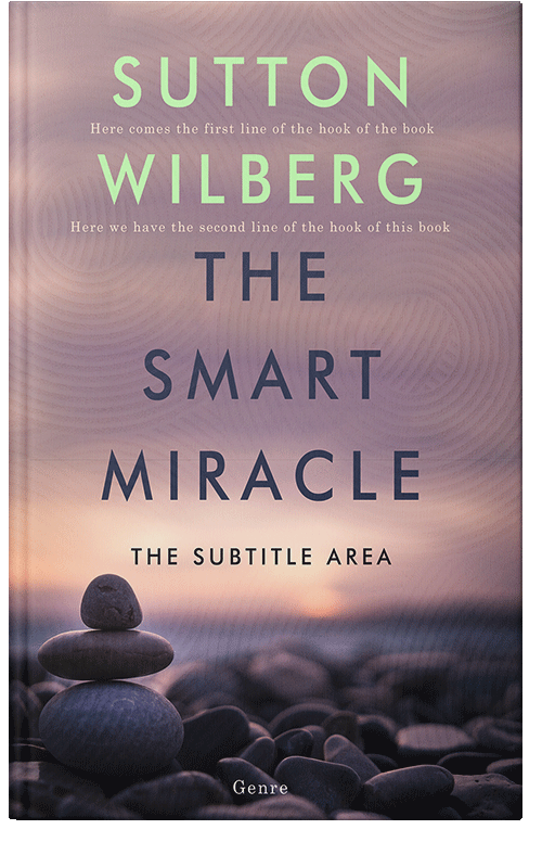 Front view of Premade Health & Mind & Body Book Cover - Dusty Gray