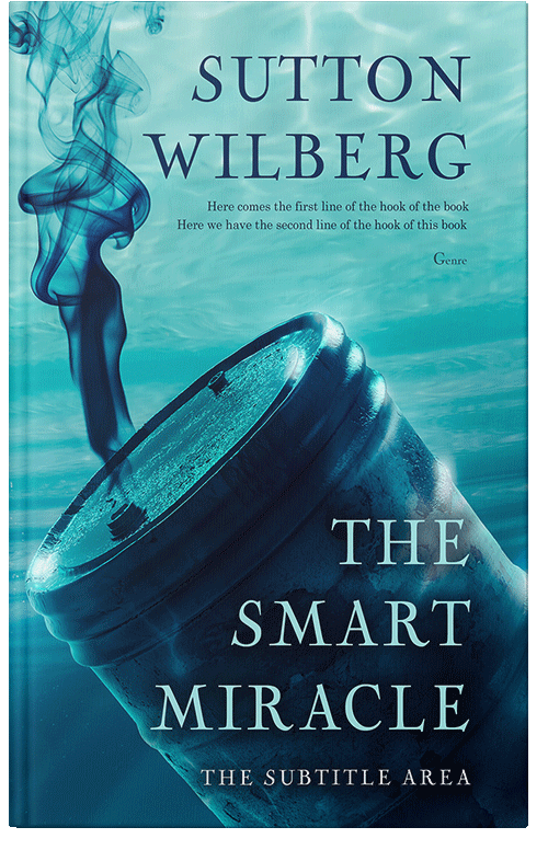 Front view of Morning Glory #8615 - Premade Science & Nature Book Cover