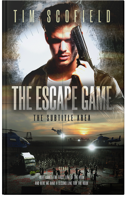 Front view of Sisal #8617 - Premade Apocalyptica Book Cover