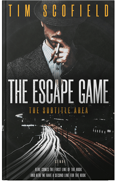 Front view of Heavy Metal #8619 - Premade Mystery & Thriller & Suspense Book Cover