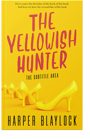 Pre Made Book Cover Gold