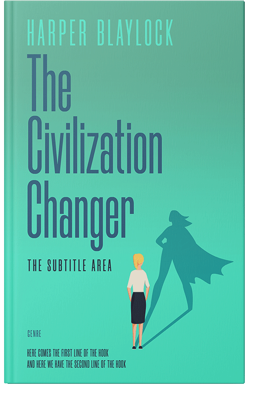 Front view of Downy #8626 - Premade Politics & Law & Society Book Cover