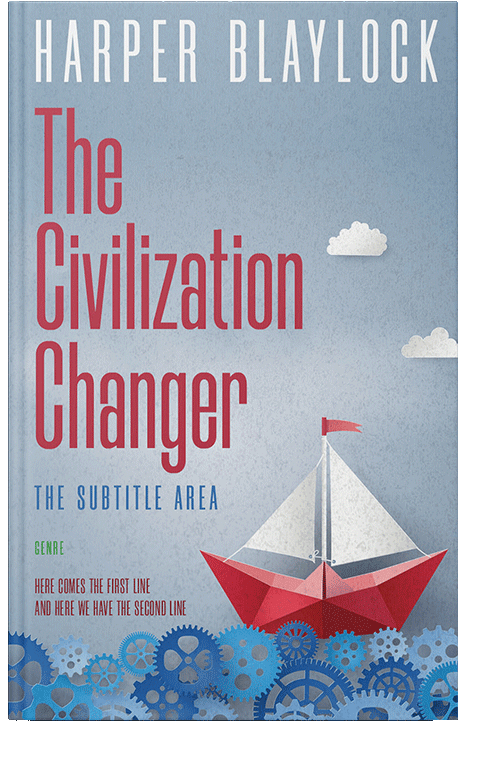 Front view of Heather #8628 - Premade Self-Improvement & Self-Help Book Cover