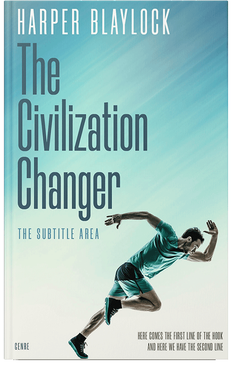 Front view of Iceberg #8632 - Premade Health & Dieting & Fitness Book Cover