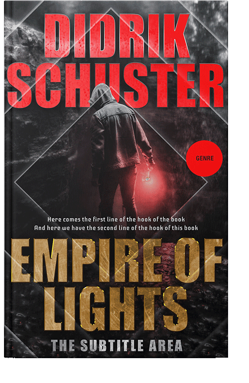 Front view of Thunder #8639 - Premade Mystery & Thriller & Suspense Book Cover