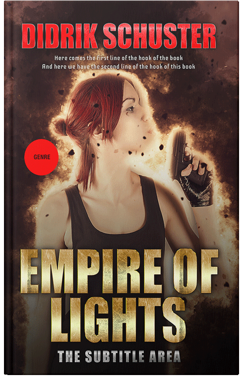 Front view of Tumbleweed #8640 - Premade Mystery & Thriller & Suspense Book Cover