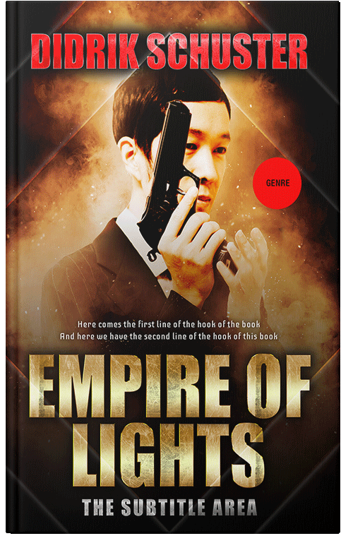 Front view of Premade Mystery & Thriller & Suspense Book Cover - Tussock